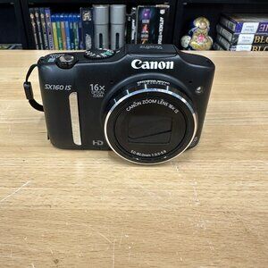 Canon PowerShot SX160 IS 16.0MP 16x Digital Camera Black